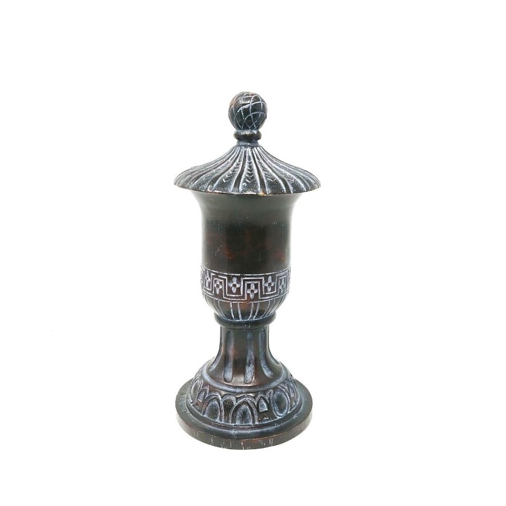 Decorative Finial Home Table Decor Geometric Pattern Vtg. Marked 2005 Meltech